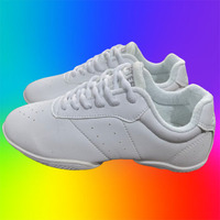 Chaussures de danse et de gymnastique pour filles, blanches, pour cheerleading, personnalisables, pour l'aérobic, vente en gros directe d'usine chinoise