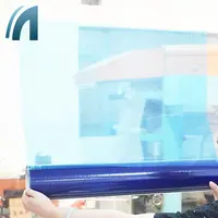 Toptan fabrika fiyat cam koruyucu Film temizle yapıştırıcı mavi pencere koruma filmi