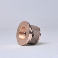 HIFI 튜브 앰프 금도금 풀 알루미늄 파이핑 패턴 볼륨 38x30x25mm 노브