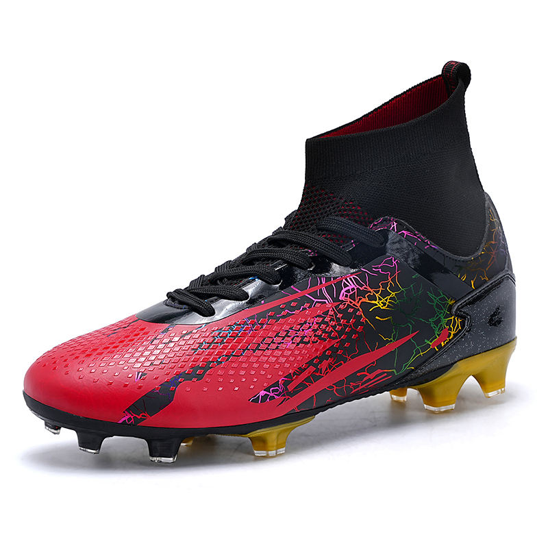 Brand Logo Custom Women Boys Professional AG FG TF Football Shoes EU 47 US  13 Plus Size Training Men Leather Soccer Cleats Boots