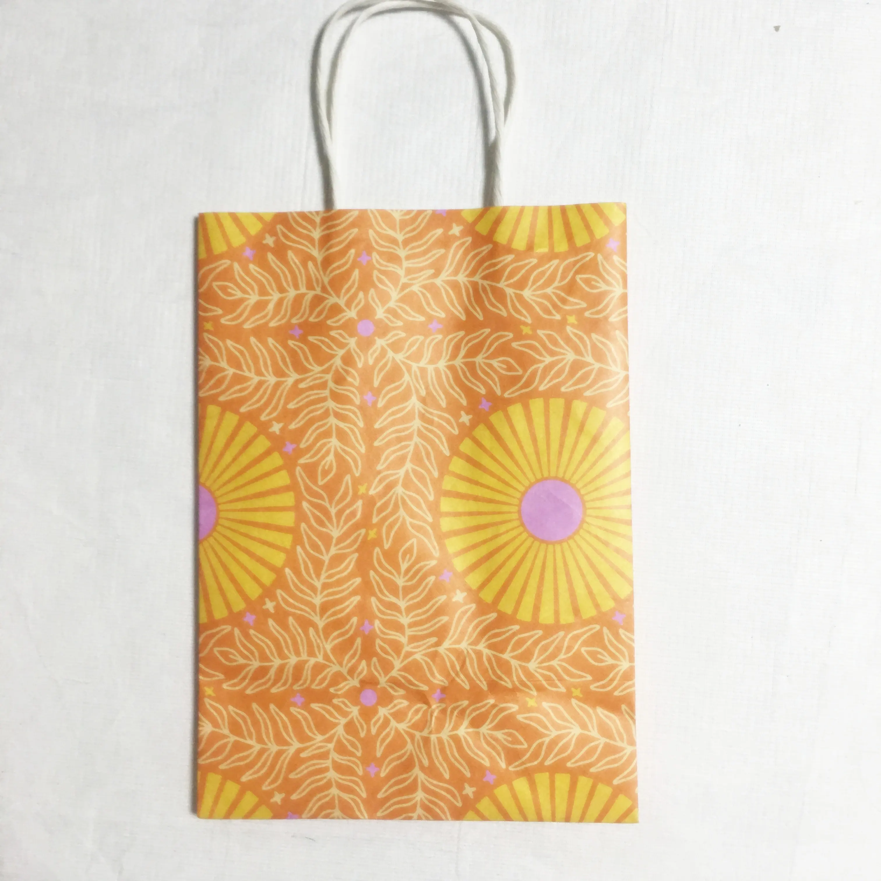 Dupont Tyvek Papier kunden spezifisches Design Muster Griff Geschenkt üte für Frauen Shopping Geschenkt üte