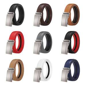 Cinturón de piel de vaca para hombre de negocios de diseñador de calidad superior con logotipo personalizado Cinturón de piel auténtica automático para hombre - Product Image 4