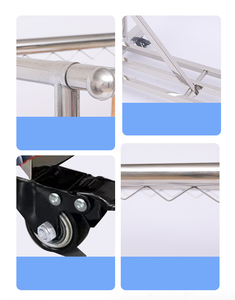Estante <span class=keywords><strong>de</strong></span> exhibición <span class=keywords><strong>de</strong></span> oro al por menor, tienda <span class=keywords><strong>de</strong></span> <span class=keywords><strong>ropa</strong></span> y madera para muebles <span class=keywords><strong>de</strong></span> metal, madera <span class=keywords><strong>de</strong></span> acero con superficie pulida, embalado en cartón - Product Image 2