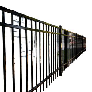 YC Nền Kinh Tế thép picket hàng rào kim loại hàng rào Ngoài Trời Chống ăn mòn hàng rào kim loại mạ kẽm tùy chỉnh - Product Image 2