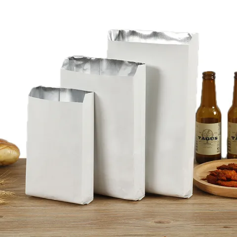 Bolsas de papel de aluminio para barbacoa Kebab para llevar bolsa de aluminio