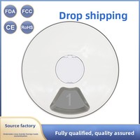 Distributeur automatique intelligent pour animaux de compagnie, grande capacité, six compartiments, étanche, alimenté par batterie, avec programmation de l'alimentation et alerte musicale pour chiens et chats