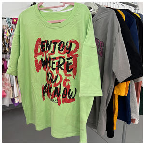 เสื้อยืดแฟชั่นผู้ชายพิมพ์ลาย ราคาส่งที่ดีที่สุด สต็อกเสื้อผ้าคุณภาพสูง Ropa De Hombre จัดส่งแบบสุ่ม เสื้อยืดผู้ชาย - Product Image 1