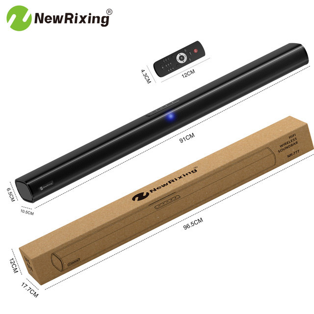 Soundbar Speaker NR-777 60W Home System Theater DSP Surround Sound Can Connect TV Stereo Sound Speaker