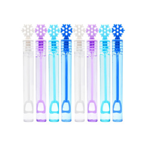 <strong>Mini</strong> Snowflake <strong>Bubble</strong> Wand Bulk with <strong>Bubbles</strong> Refill Solution Toys 48 Pack <strong>Bubble</strong> Maker Toy for Party Favors - Product Image 2