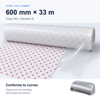 Film de protection en polyuréthane transparent 3M7070UV pour panneaux de bus, rampes d'escalier et kiosques