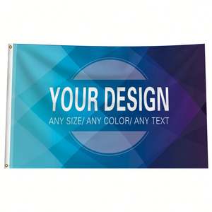 2024 Promotionnel Sublimation Tissu Polyester Coton Publicité Drapeau 3x5 Affichage Campagne Drapeau Personnalisé Avec Logo Impression Personnalisée - Product Image 3