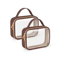 Organisateur de pinceaux de maquillage en cuir vegan personnalisé, étanche, pour voyager