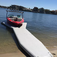 Quai de ponton gonflable en forme de Y OEM quai flottant Jetski quai de stationnement pour bateaux à moteur