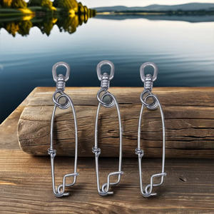 TOPIND, émerillon à ressort robuste en acier inoxydable de haute qualité, personnalisable, pour la pêche, fabriqué en Chine - Product Image 3