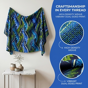 Véritables Tissus Imprimés <span class=keywords><strong>Wax</strong></span> <span class=keywords><strong>Hollandais</strong></span> Biologiques Tissés 6 Yards pour Vêtements, Sacs, Textiles de Maison, Chemises - Product Image 4