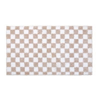 Checkerboard Soft Polyester Area Rug Anti Slip Washable Multi Color Carpet for Living Room Bedroom