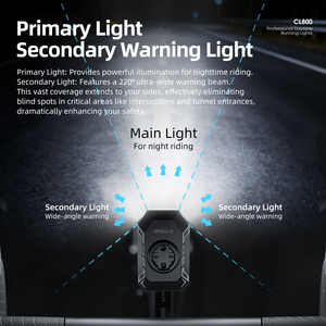 CYCLAMI IGSPORT Lampe de vélo <span class=keywords><strong>GPS</strong></span>, éclairage de jour pour vélo, lampe de sécurité LED <span class=keywords><strong>Garmin</strong></span> XOSS, portable, étanche, montage sur guidon - Product Image 5