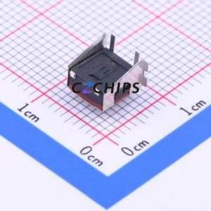 TA-610N-Q-T/R Tactile Switch SMD Switch Single Pole Single Throw Round Button Horizontal Mount 6mm - Product Image 2