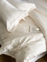 OEKO Sábanas King Bad Sábana de algodón para dormitorio Apliques Fundas de cama Tamaño Queen Juego de cama Edredón Ropa de cama al por mayor