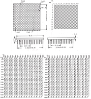 Módulo de Matriz LED Houkem de 1.8mm 16x16, Matriz de Puntos de 40*40mm en Color Blanco, Categoría de Producto: LED