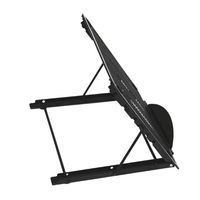 Support pour ordinateur portable et tablette en métal réglable en hauteur, avec grille en maille, support de refroidissement en acier pour ordinateur portable
