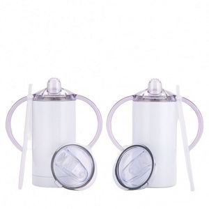 Gobelet isotherme en acier inoxydable pour bébé de 12 oz, sans BPA, design classique, 2 couvercles, idéal pour la rentrée scolaire - Product Image 4