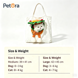 Petora Portable Anti Scratch Pet Shoulder Carrier <strong>Bag</strong> for Road Trip Backyard Leisure Activity Mini Cats <strong>Small</strong> <strong>Dog</strong> Breeds - Product Image 6