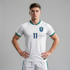 Uniformes <span class=keywords><strong>de</strong></span> Fútbol al por Mayor, Camiseta <span class=keywords><strong>de</strong></span> Fútbol Retro <span class=keywords><strong>de</strong></span> Secado Rápido, Jersey Original Transpirable, Uniformes <span class=keywords><strong>de</strong></span> Fútbol para Hombre - Product Image 2