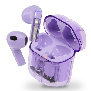 Auriculares de gran oferta, auriculares estéreo inalámbricos verdaderos a prueba de agua, auriculares inalámbricos Airbuds de cristal - Product Image 4