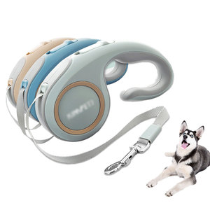 Articulos Para Mascotas 간단한 새로운 도매 애완 동물 제품 헤비 듀티 방수 개폐식 개 가죽 끈 - Product Image 3