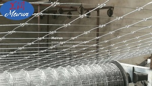 Machine de fabrication de clôtures en treillis métallique pour bovins et cerfs entièrement automatique, contrôlée par PLC, en acier inoxydable, avec <span class=keywords><strong>moteur</strong></span> et engrenage à haute productivité - Product Image 4