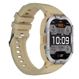 Reloj Inteligente X31 de 1.85 Pulgadas para Hombre, Pantalla Táctil, Monitor de Actividad Física, IPS, Correa de Goma, Resistente al Agua IP68, para Exteriores, con Alarma - Product Image 5
