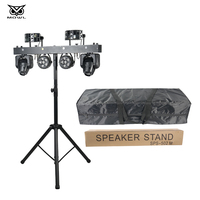 Éclairage de scène DJ Party Disco Bar 5-en-1 DMX512 LED Moving Head Strobe Par Beam Butterfly Laser Effect Light avec trépied