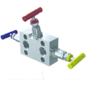 บล็อกวาล์วสามทาง Oupu ขนาด 1/2 นิ้ว วาล์วควบคุมทิศทางสำหรับระบบไฮดรอลิก - Product Image 1