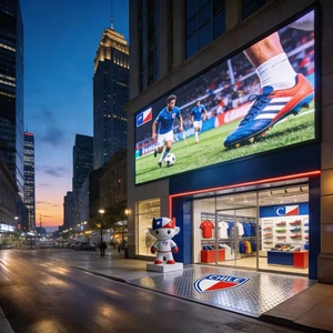 Pantalla LED P3.9 de 229 Pulgadas para Publicidad Exterior, Suministros para Partidos de Fútbol del Equipo Chileno, Tienda Especializada en Señalización de 3.9mm - Product Image 1