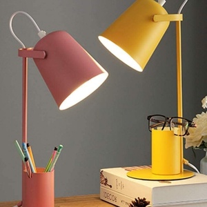 Modern 5W Induction Lamps Table Lamp Three Adjustable Iron Body Metal Electric Eye Caring Dimmable Reading Simple Design Office - Product Image 6