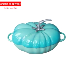 <span class=keywords><strong>Cocotte</strong></span> <span class=keywords><strong>en</strong></span> <span class=keywords><strong>fonte</strong></span> émaillée <span class=keywords><strong>en</strong></span> forme de tomate avec poignée <span class=keywords><strong>en</strong></span> acier inoxydable, <span class=keywords><strong>cocotte</strong></span> ovale <span class=keywords><strong>en</strong></span> <span class=keywords><strong>fonte</strong></span> lourde - Product Image 1