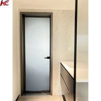 Portes battantes en aluminium à double vitrage trempé de grande taille, design moderne, nouvelle collection 2025, prix abordable pour la maison