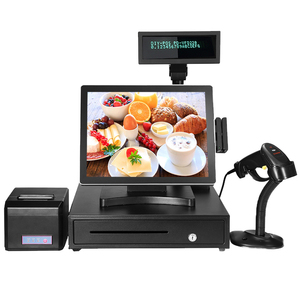 12 ''15'' 17''POS All in One di windows 10 di Tocco sistema POS desktop del computer per il negozio, negozio, salone - Product Image 2