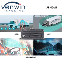 Disque dur 4 canaux MDVR ADAS DMS BSD Fonction 4G GPS Enregistreur vidéo de traqueur de véhicule