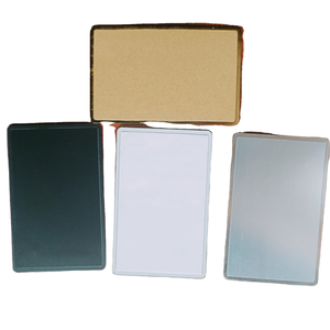 Tarjetas de Acero Inoxidable para Negocios, Etiquetas Electrónicas de Espejo Plateadas, Etiquetas RFID NFC Resistentes al Agua para Uso en Hoteles y Pagos - Product Image 1