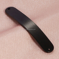 Barre de bracelet en acier inoxydable brossé pour bijoux de gravure laser Connecteur de plaque à deux trous