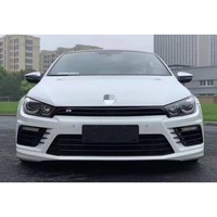 Pièces détachées pour 2009 + VW Scirocco Facelift R-line Kits de carrosserie Pare-chocs avant Grille Jupe latérale Pare-chocs arrière Diffuseur