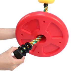 Columpio de Cuerda para Escalar de 200 cm con Discos Coloridos, Equipo de Juegos al Aire Libre para Niños de 2 a 4 Años - Product Image 3