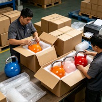 Kettlebell de compétition de haute qualité personnalisé avec logo pour la musculation, fabriqué en Chine