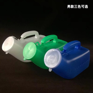 Urinoir en plastique 1200 ml avec couvercle, type sur pied, pour hommes, usage hospitalier - Product Image 3