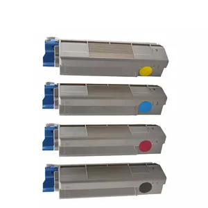 Kartrid Toner Warna Laser Remanufaktur Premium 43324424 43324423 43324422 43324421 untuk Printer OKI C5800 C5900