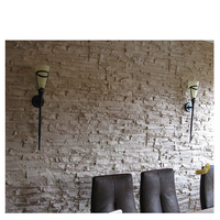 Panneau de pierre artificielle léger de style moderne Panneau de fond en fausse brique Panneau mural décoratif en pierre de PU
