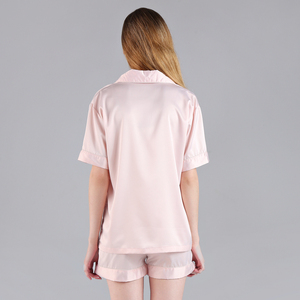 FUNG 3034 estivi tinta unita tute pigiami indumenti da notte vestiti da donna per la casa monopetto donna 2 pezzi - Product Image 3