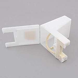 Gobelet à huile pour ascenseur en forme de L, 85 mm x 93 mm, en plastique FR PC, pour modèles d'ascenseurs 3300, 3600, 5500 avec contrepoids - Product Image 2